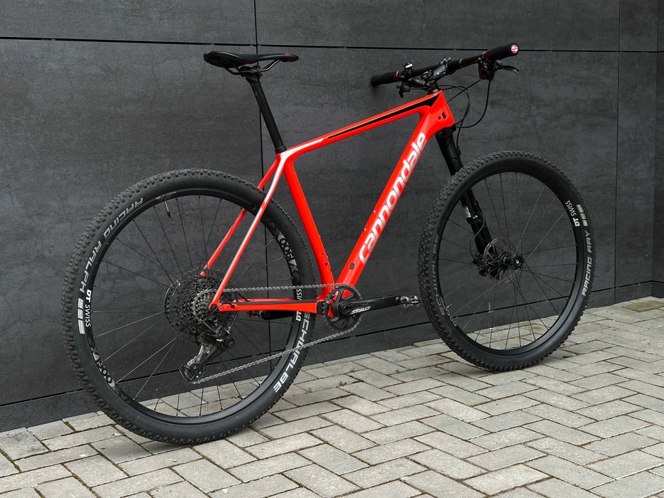 Карбоновий Cannondale Carbon 3 FSI Scalpel Lefty, розмір L 29 Acid Red