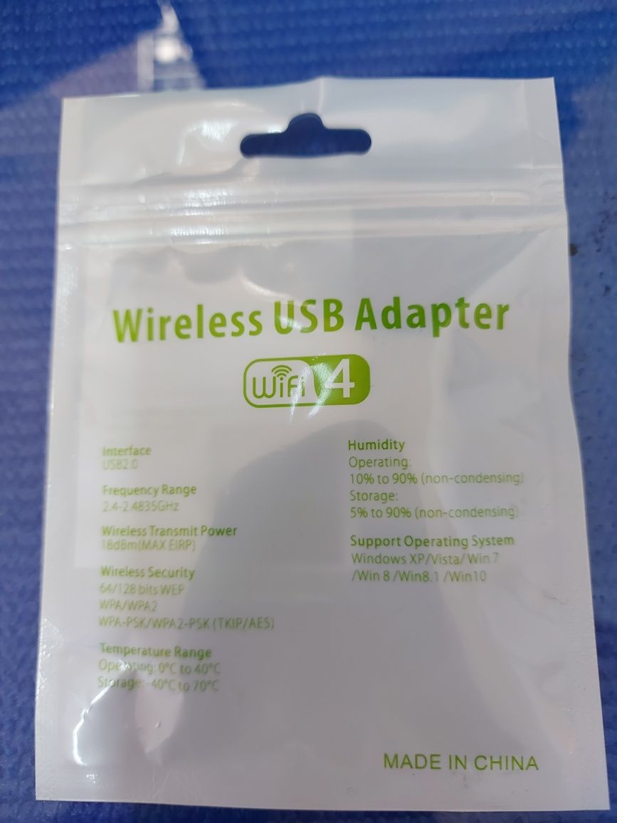 Wifi adaptador novo portes incluidos