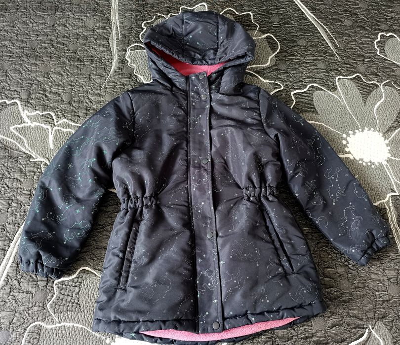 Kurtka zimowa dziewczęca rozmiar 134