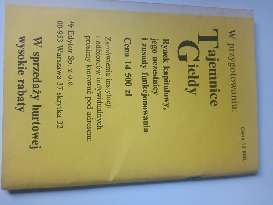 Papiery wartościowe Kazimierza Szczepańskiego 1990