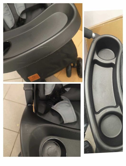 Wózek spacerowy, spacerówka LIONELO Emma Plus do 15kg z torba