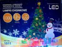 Lampki choinkowe  63m. Okazja!
