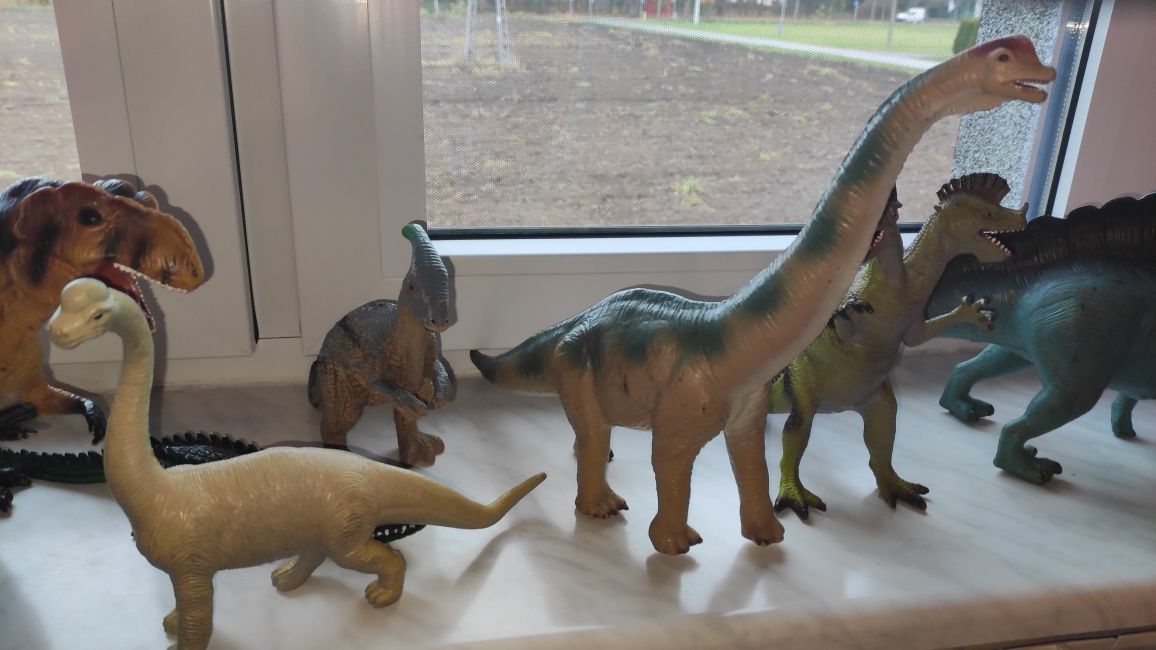 Dinozaury zabawki figurki 9szt