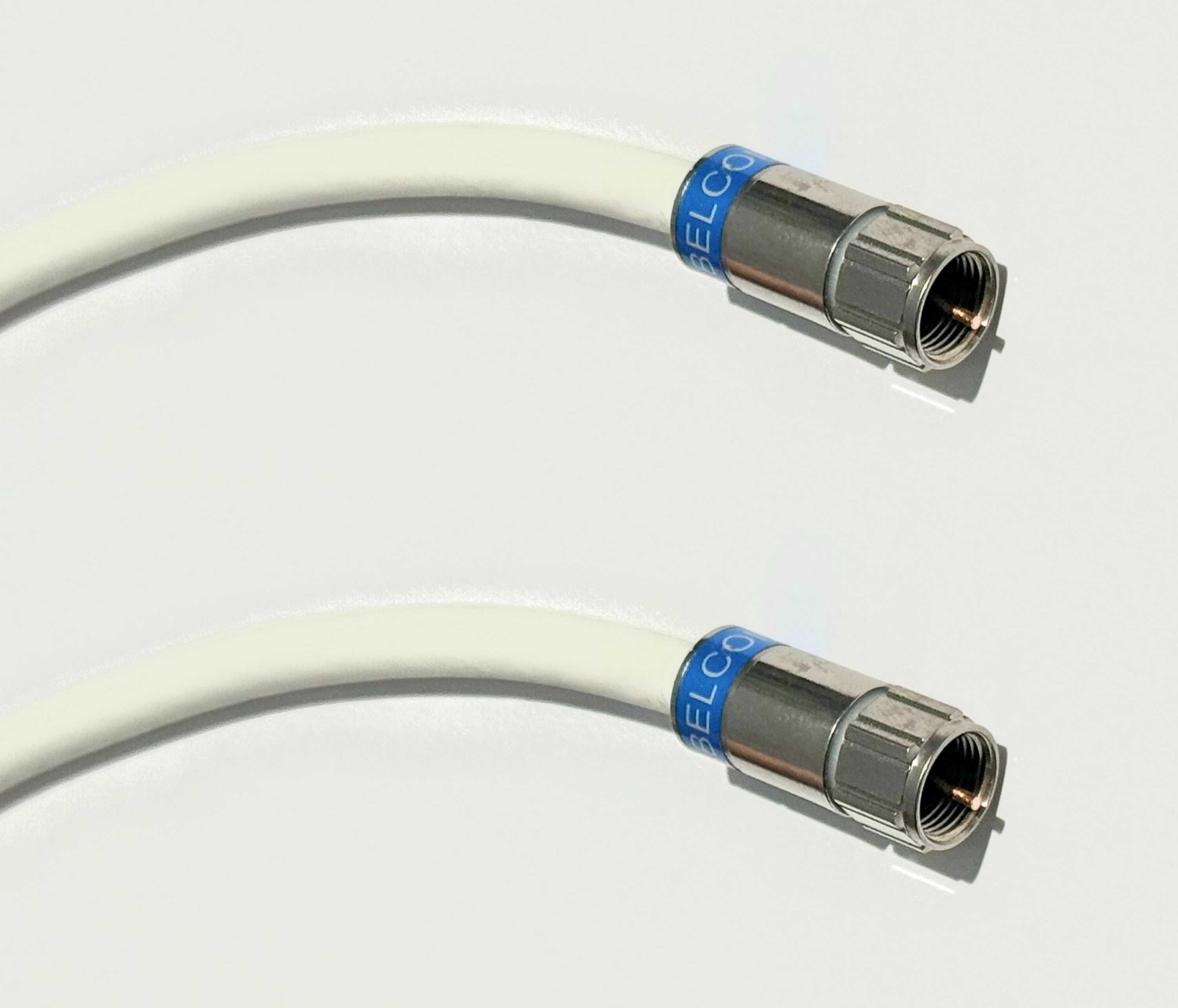 Kabel antenowy wewnętrzny zakończony złączami kompresyjnymi F 8m