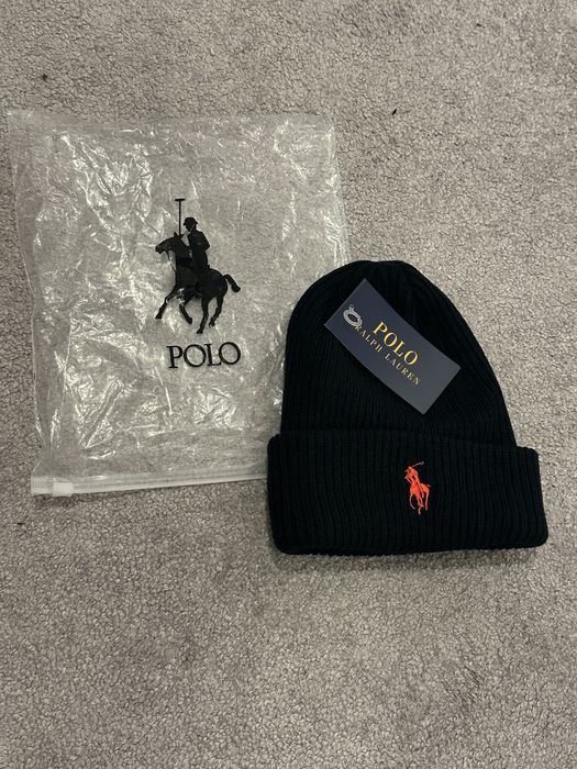 Czapka Nowa czarna Ralph Lauren