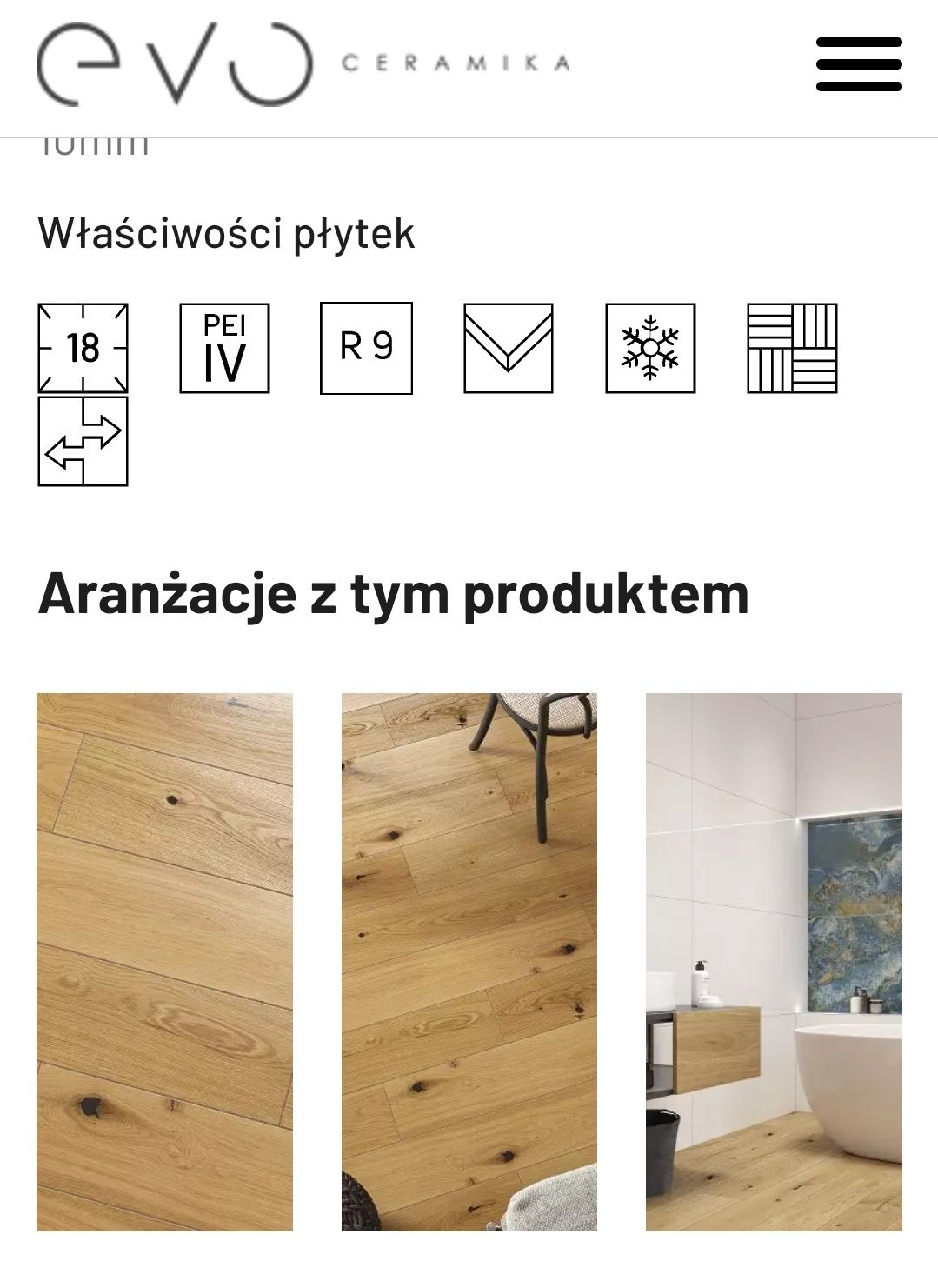 Plytki evoceramika 20x120 cm Gres podłoga ściana drewnopodobna 7,2m"