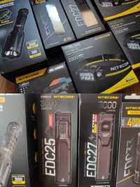 Nitecore HC65 UHE, Nitecore EDC27, EDC25, EDC33,SRT7I,UT27,MT2A PRO,NU