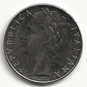 100 Liras de 1978, Republica Italiana