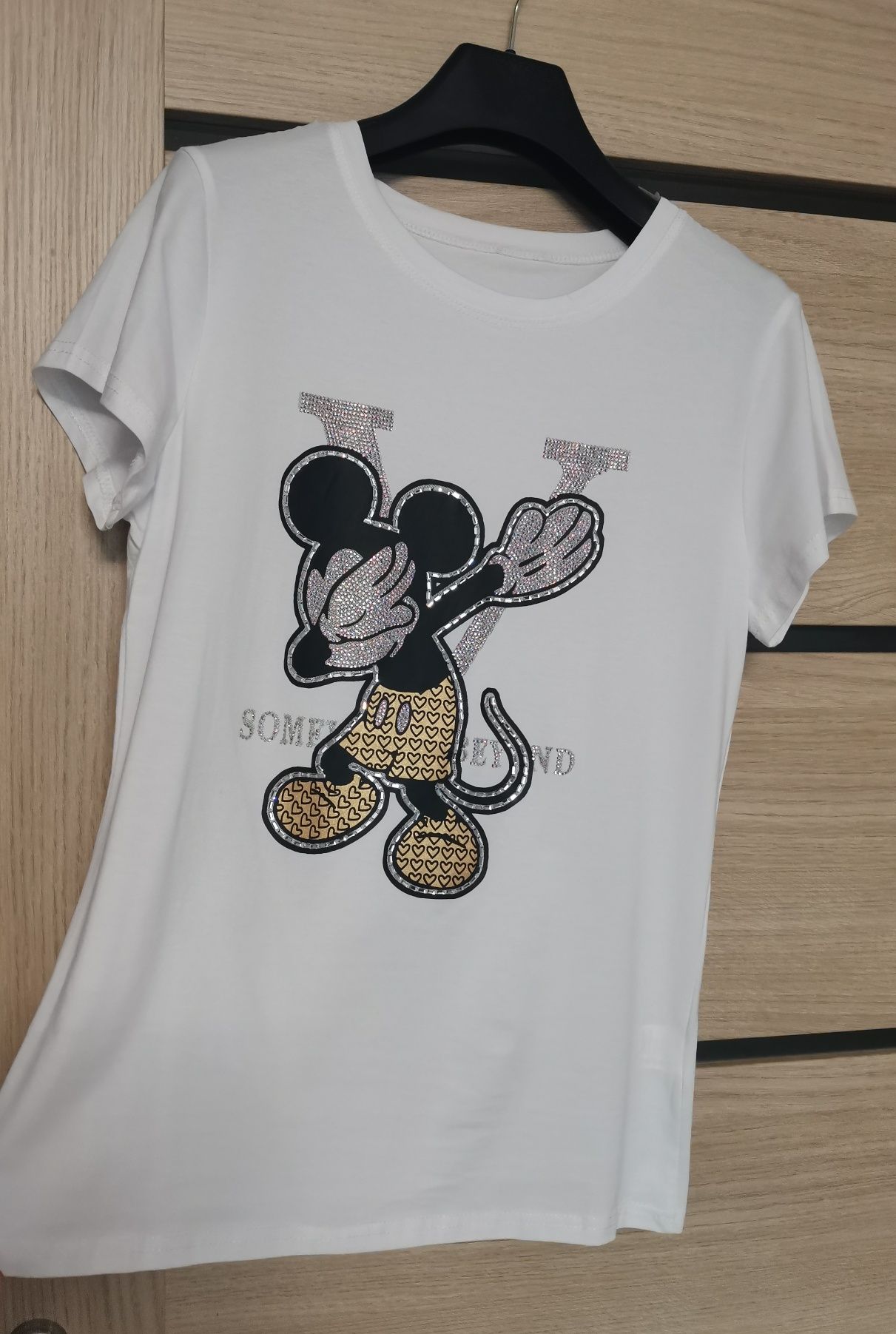 T-shirt damski roz. Uni
