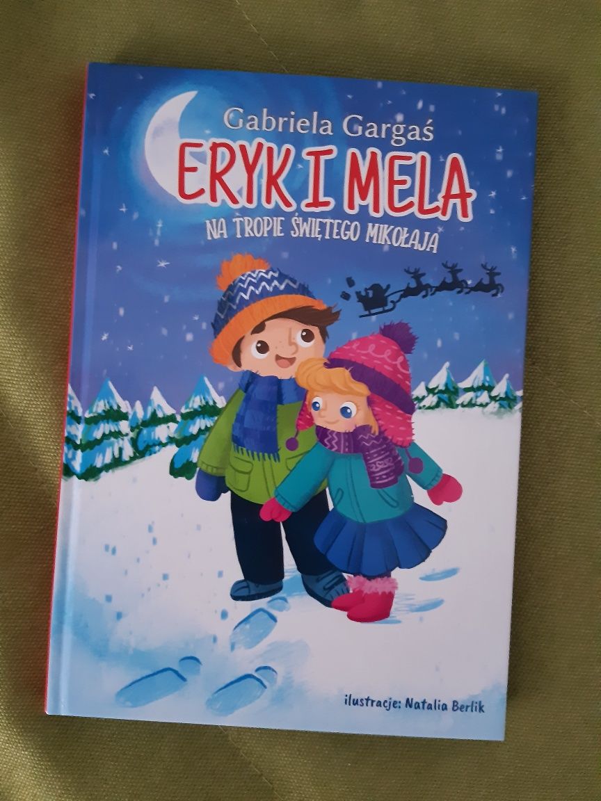 Książka dla dzieci "Eryk i Mela na tropie świętego Mikołaja"