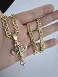 Nowy złoty Łańcuszek Gucci PR.585 14K