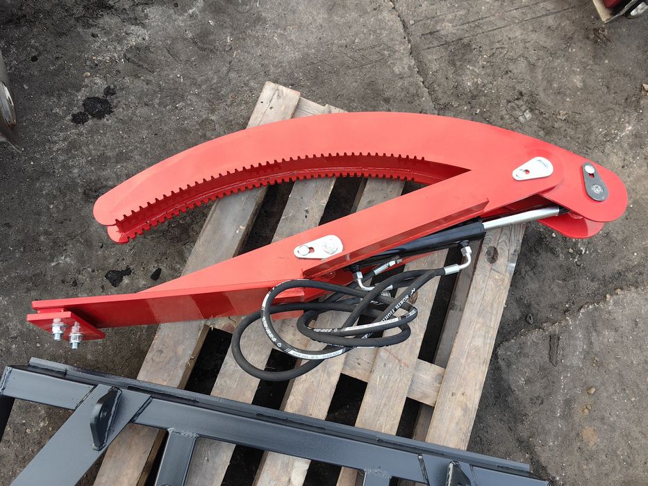 PAZUR CHWYTAK DO DREWNA teleskopowy na ramkę paleciaka wózek widłowy