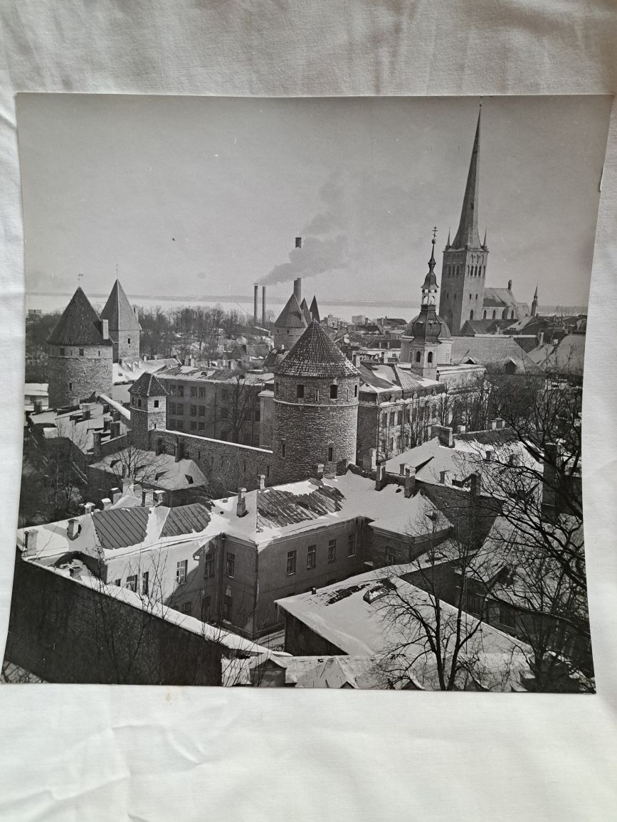 Stare fotografie ZSRR duży format Kreml Cerkiew socrealizm cccp