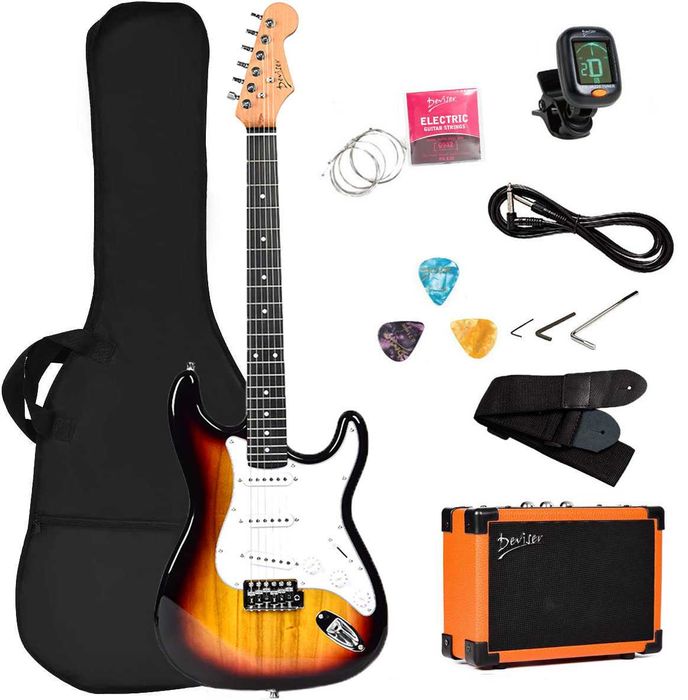 Електрогітара Deviser L-G1 ST BK (повний комплект)