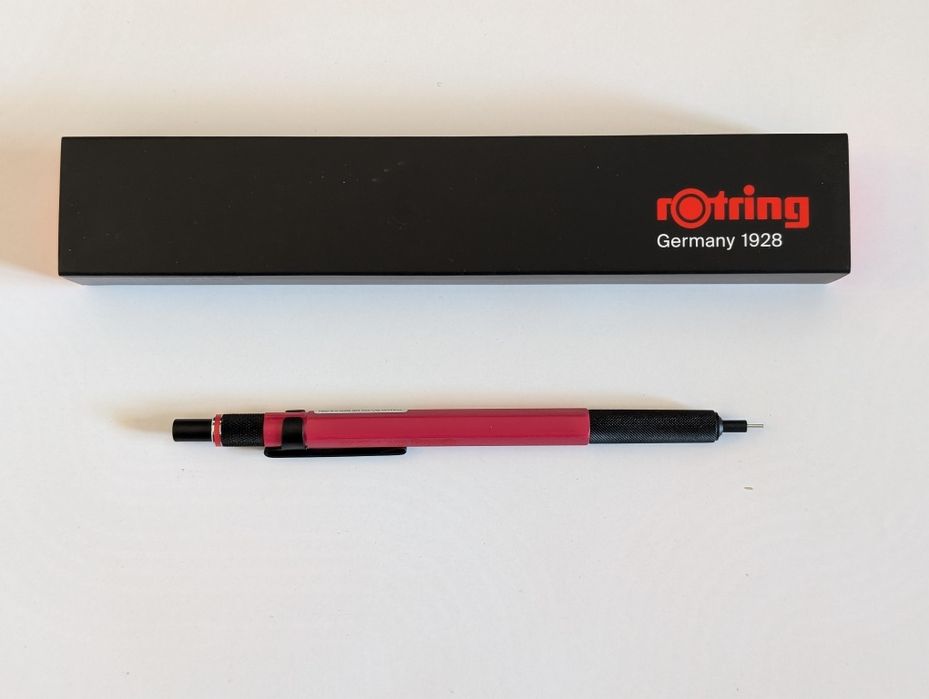 Ołówek półautomatyczny rotring RO500 czerwony 0,5mm