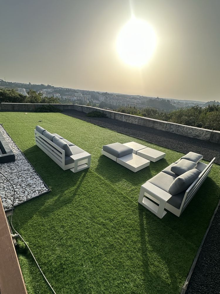 Conjunto de mobiliario jardim