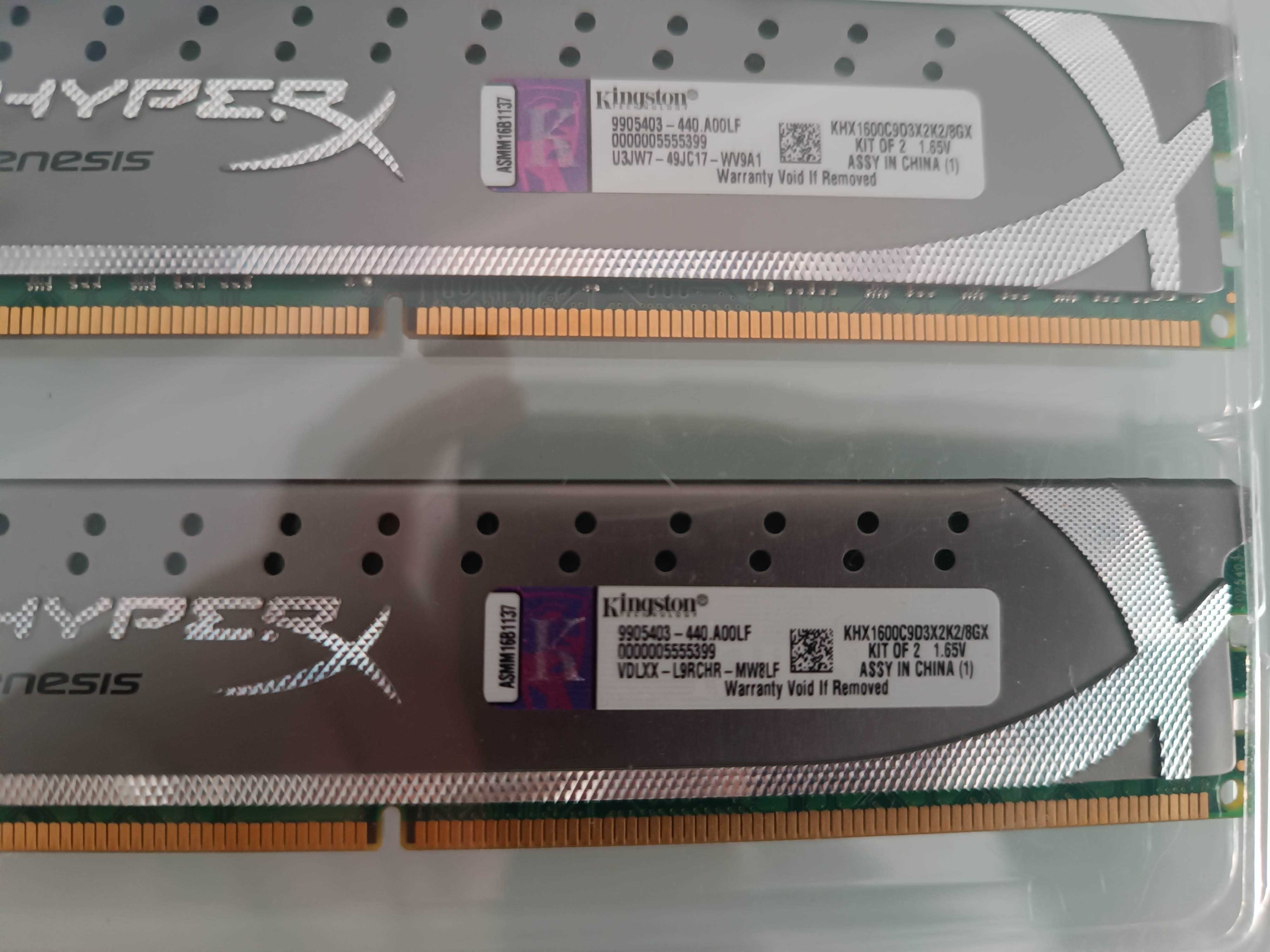 Kingston HyperX 8GB (2x4GB) - DDR3 1600MT/s XMP CL9 DIMM - pamięć RAM