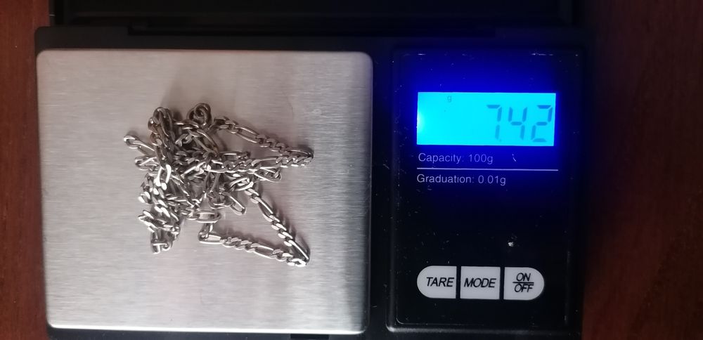 Fio de prata para homem