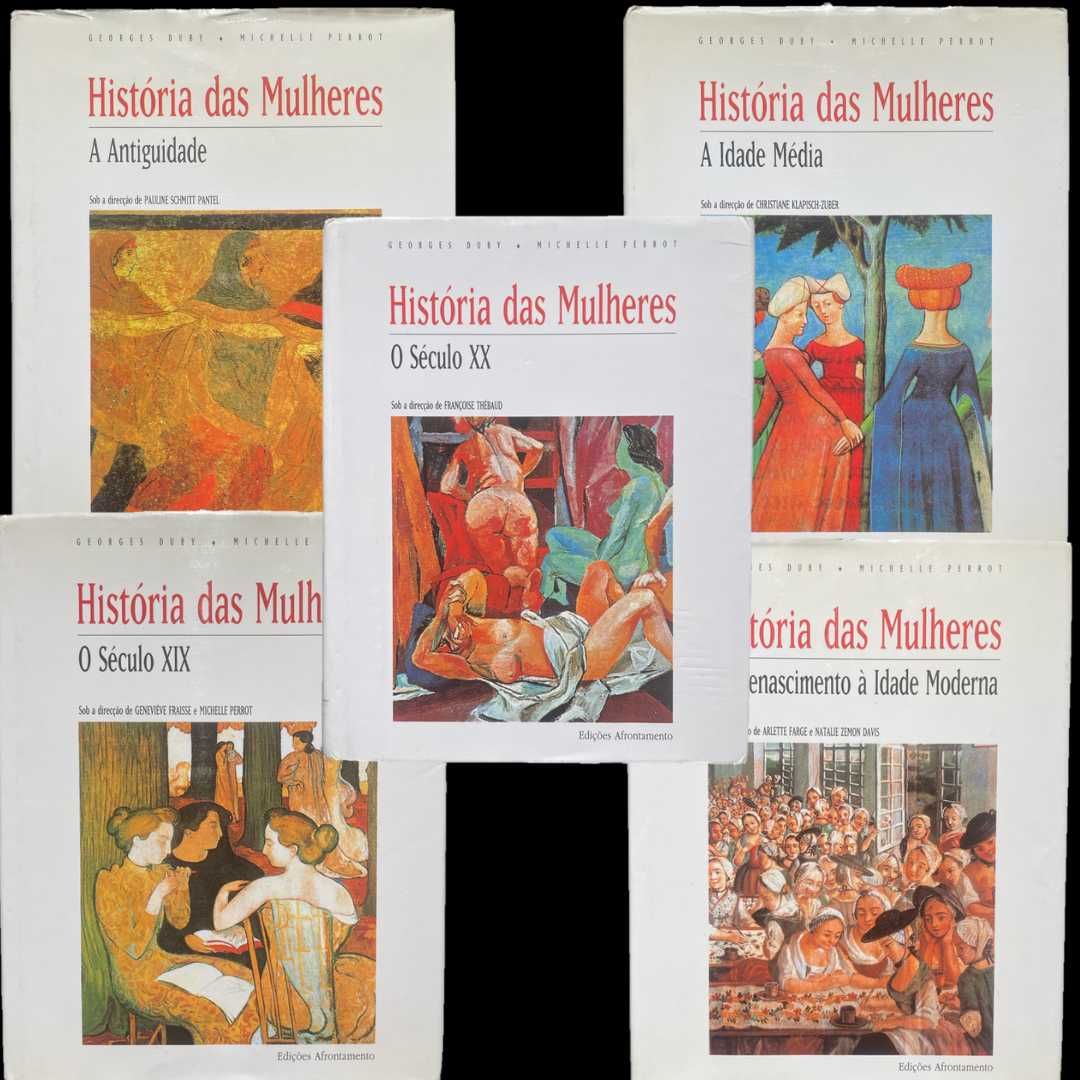 História das Mulheres (5 Vols.), de Georges Duby e Michele Pierrot