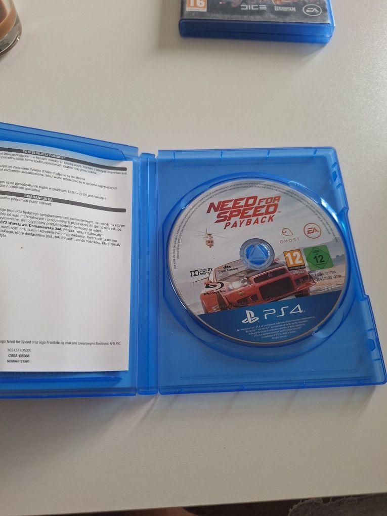 Gra ps4 Need for speed payback jak nowa