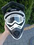 Sprzedam kask Raven z goglami 100%