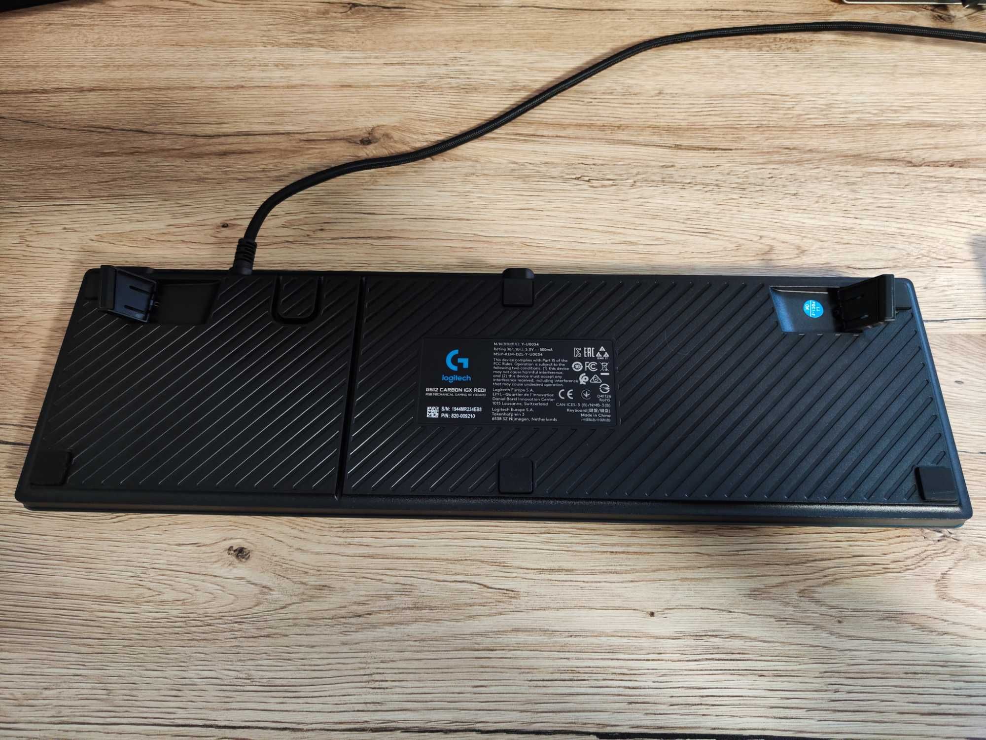 Klawaitura Logitech G512 carbon - red