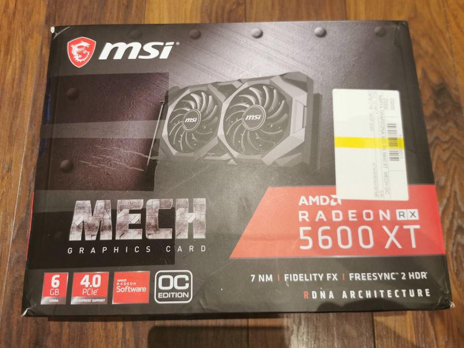 Karta graficzna  msi Radeon 5600 xt