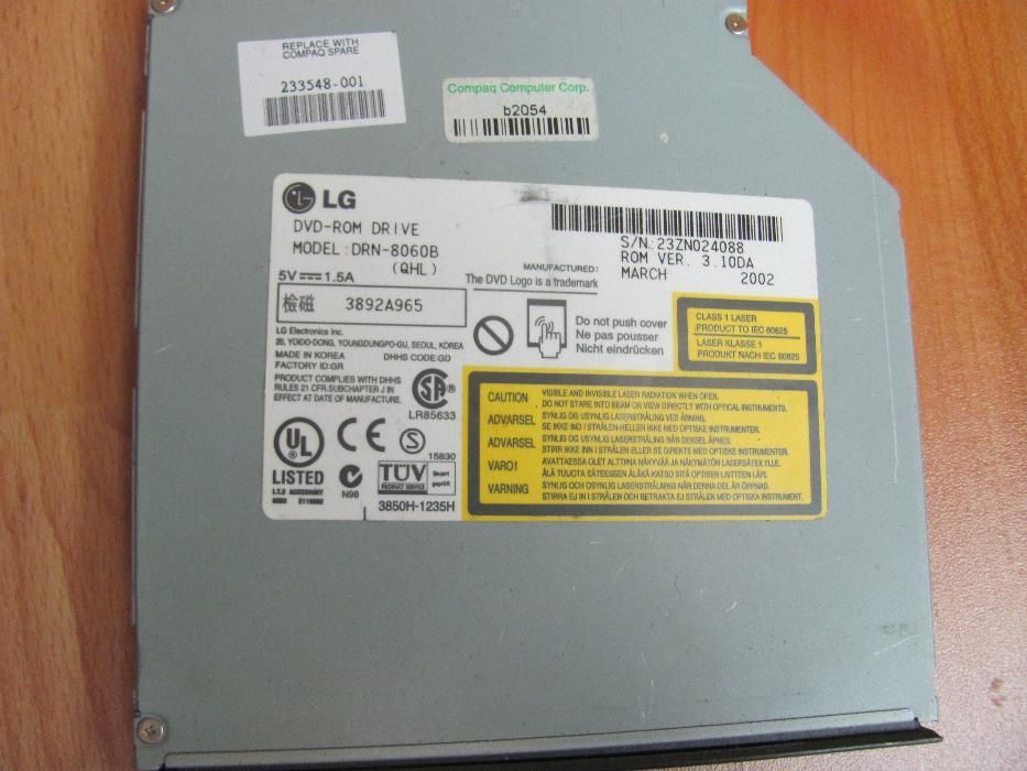 Drives de DVD para computadores portáteis ( vários modelos )