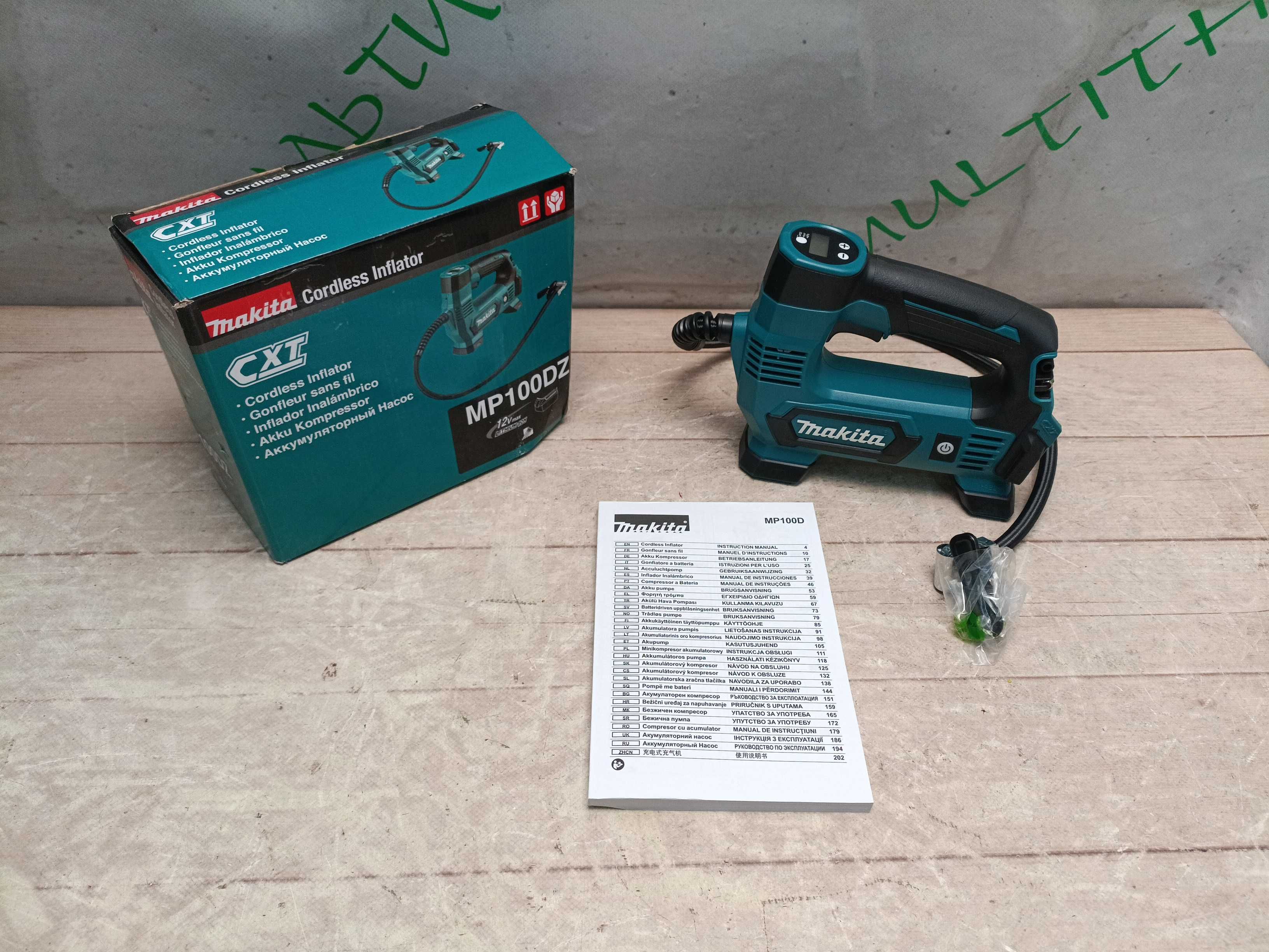 Makita MP100D акумуляторний насос компресор, 12В CXT