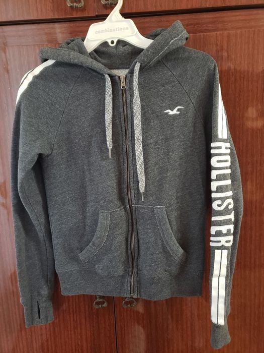 Кофта холлистер серая