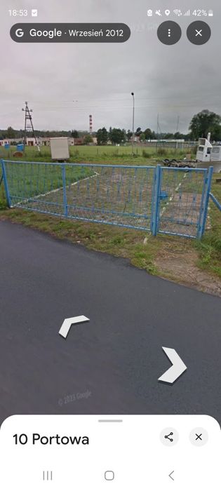 Brama TIR dwuskrzydłowa 6,3m stalowa  630cm + furtka 120cm