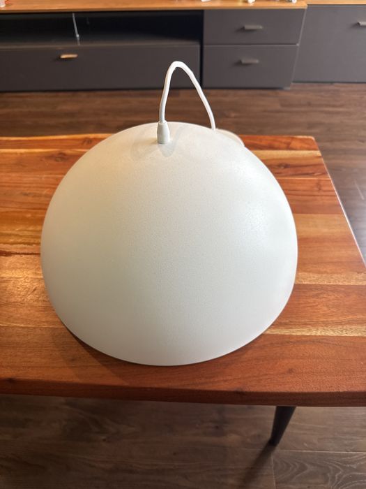 Lampa wisząca biala klasyczna średnica 38 cm