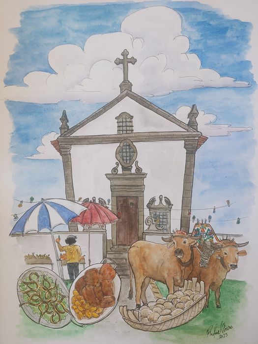 Pinturas em aguarela por encomenda