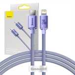 Kabel USB-C do Lightning Baseus Crystal Shine, 20W, PD, 1.2m