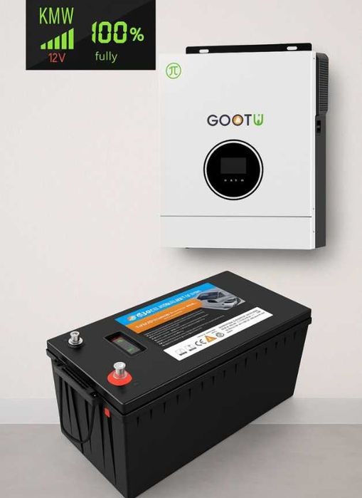 комплект инвертор 3кВт + батарея LifePo4 24v 100A резервное питание