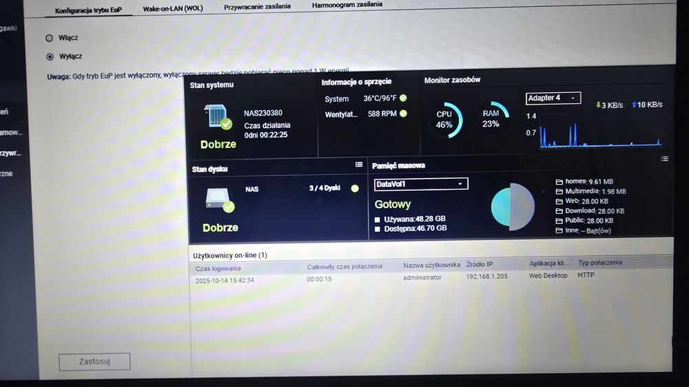 Qnap ts-453A dysk