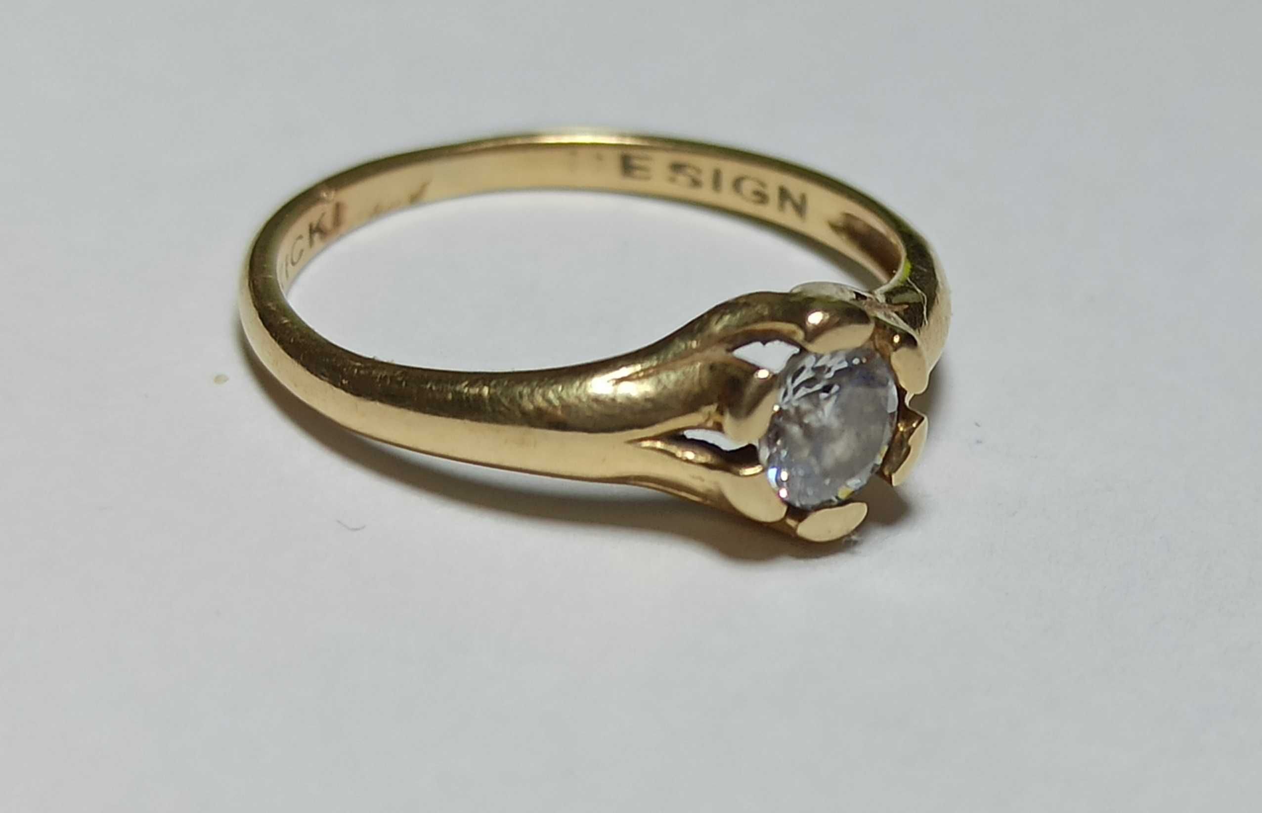 Złoty pierścionek 585 14K 1,34g /LOMBARD/Częstochowa/Raków