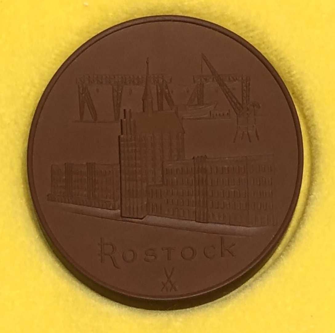 pamiątkowe plakietki i medal - Rostock
