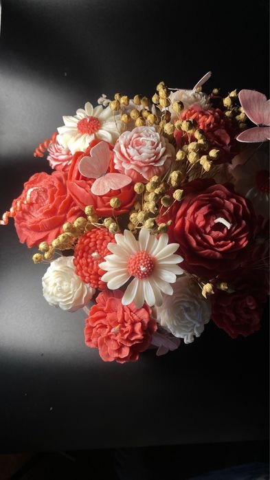 Букеты из свечей, натуральные свечи