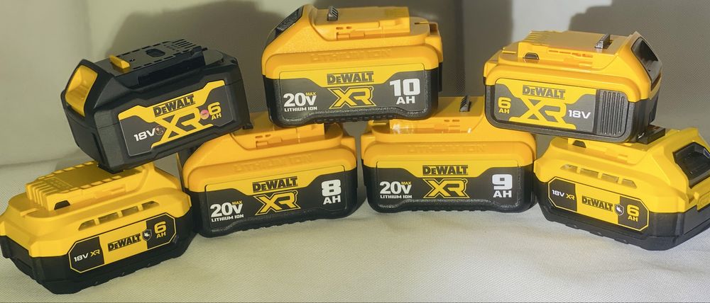 Акумулятори Dewalt 8ah/9ah/10ah -2025