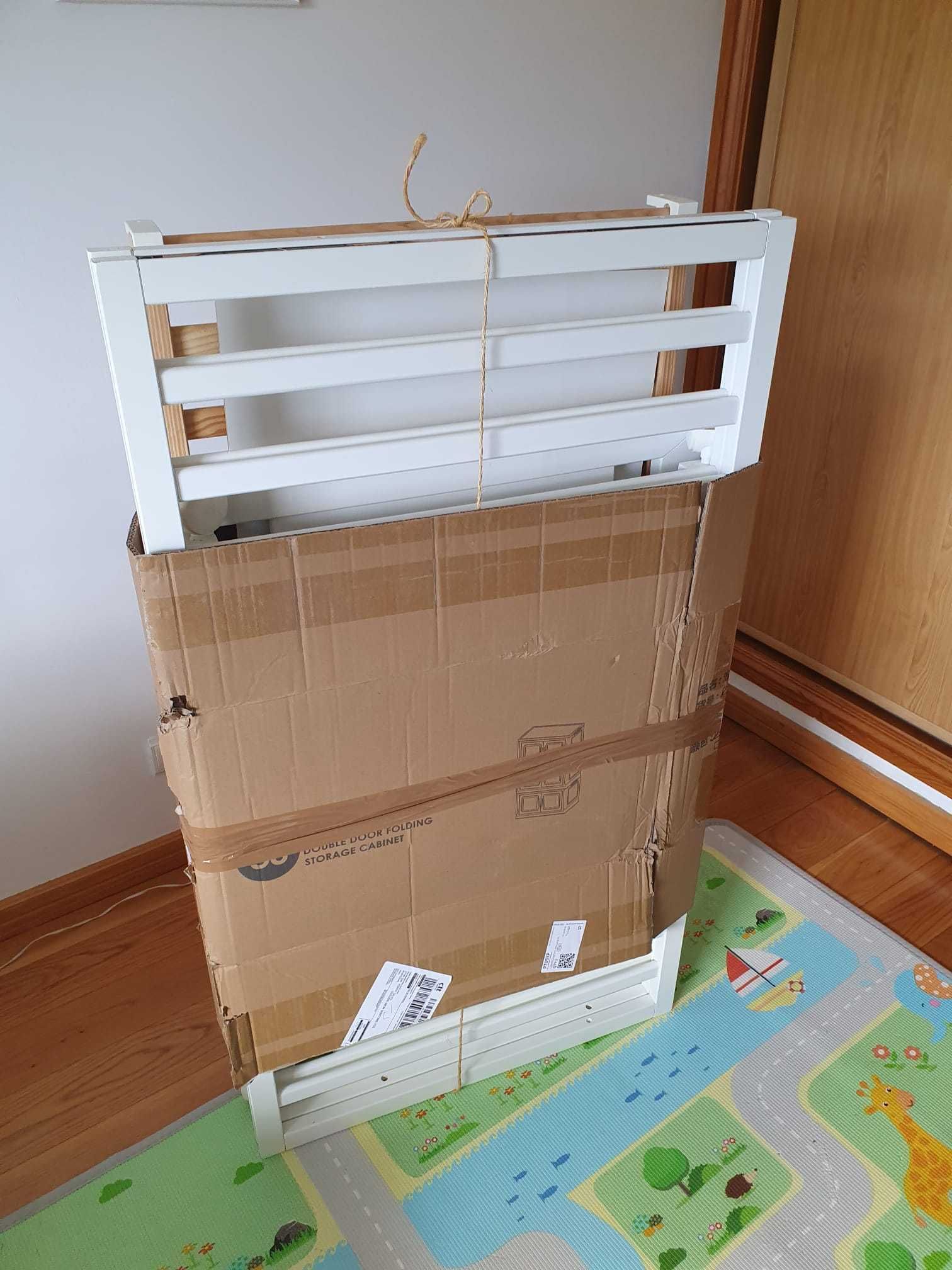 Berço Cama da Marca Trama Branco + Colchão Molas – Como Novo (170€)