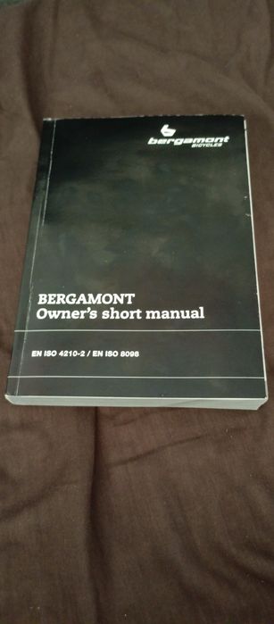 Bergamont Owner's short manual
