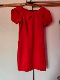Czerwona elegancka sukienka River Island r. 34