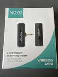 MOVO- 2.4 GHz wireless Microphone system 3.5mm TRS Jack-NOWY#7