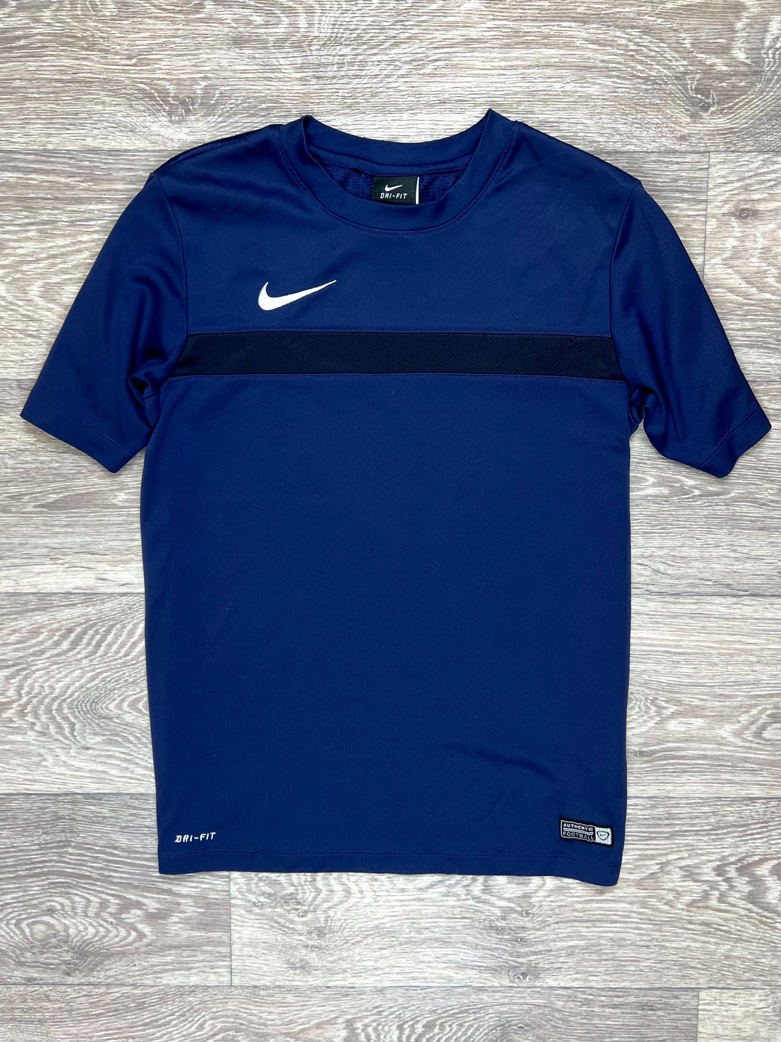 Nike dri-fit футболка 147-158 см 12-13 yrs спортивная синяя оригинал