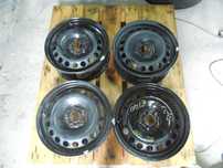 Felgi Felga stalowa Volkswagen OE 2Q0601027A 5.5&quot; x 15&quot; 5x100 ET 40 KOMPLET