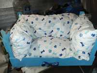 Cama para gato azul