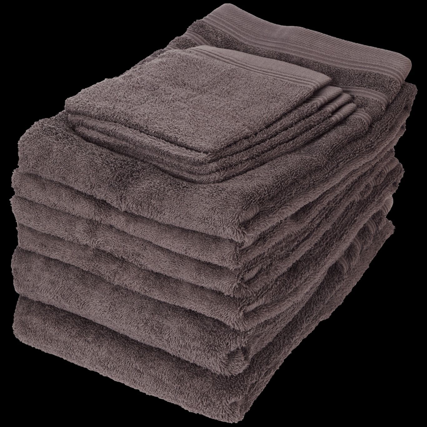 X. Zestaw 10 ręczników dobrej jakości 550G premium
