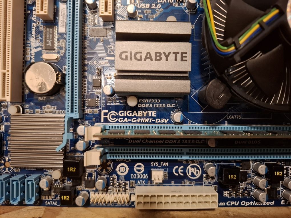 Zestaw komputerowy intel e6600 4 GB DDR3 GA-G41MT