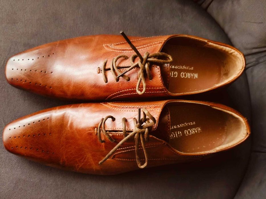 Шкіряні чоловічі туфлі Оксворди